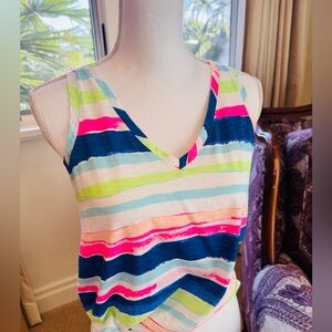 Lilly Pulitzer V neck Tank Top S